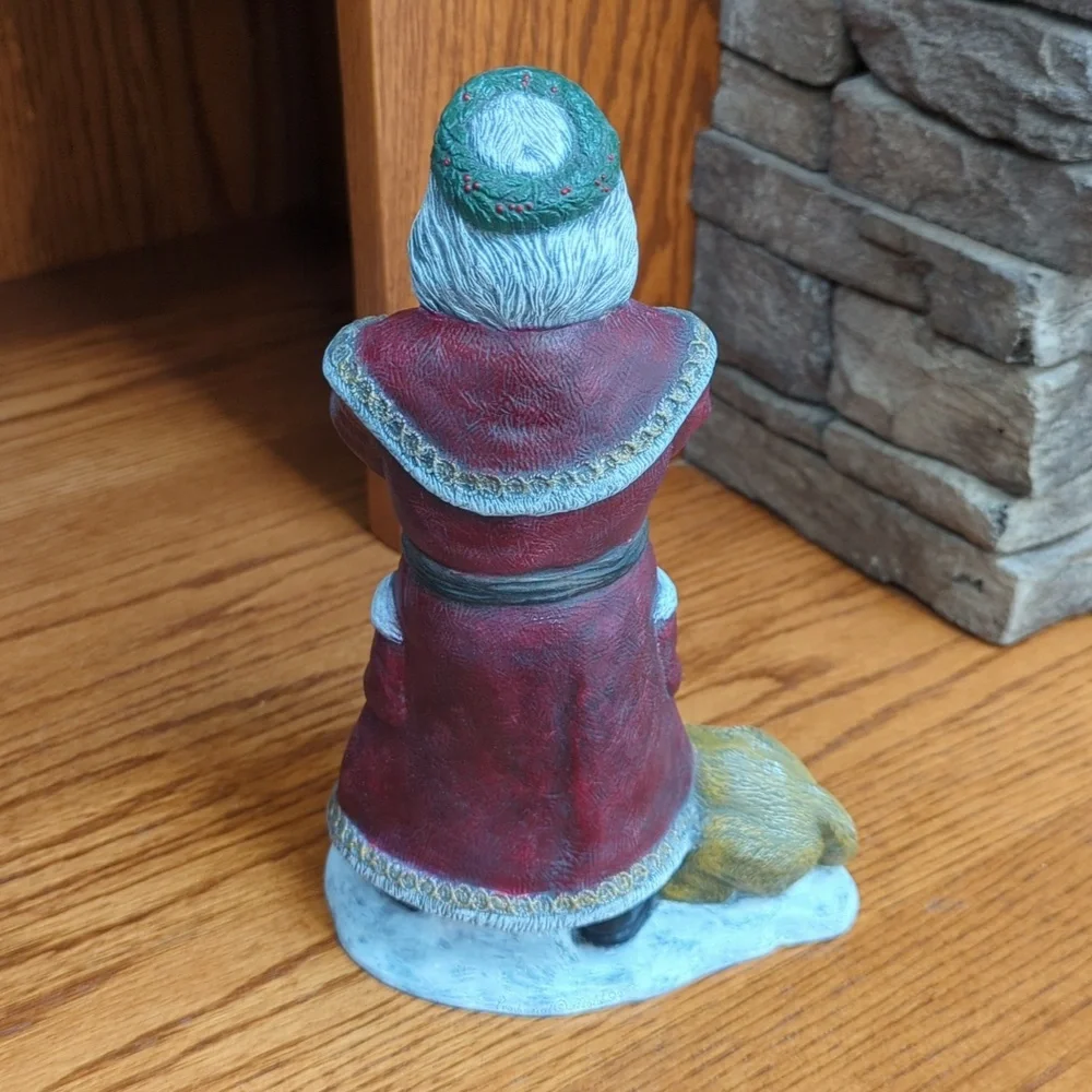 Ceramic Santa Lion and Lamb - Picture 2 of 4